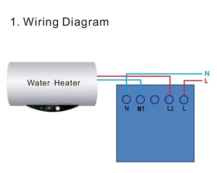 Smart Home WiFi Voice Control Water Heater Electrical Tact Switch