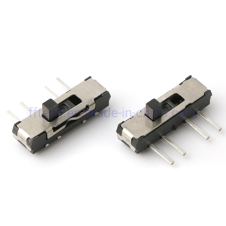 New Arrival Right Angle DIP Type Miniature Slide Switch Spdt Slide Switch with 90 Degree Angled Pins