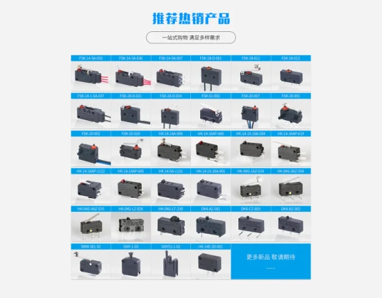 ENEC Thv가 포함된 가전제품용 홀더 미니 조명 또는 마이크로 택트 스위치가 있는 HK-11 6X6X5